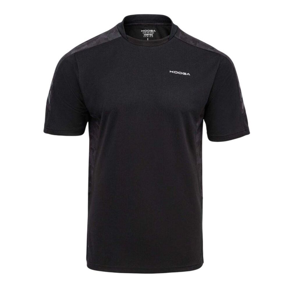 KooGa Mens Panels Crew Neck / Black